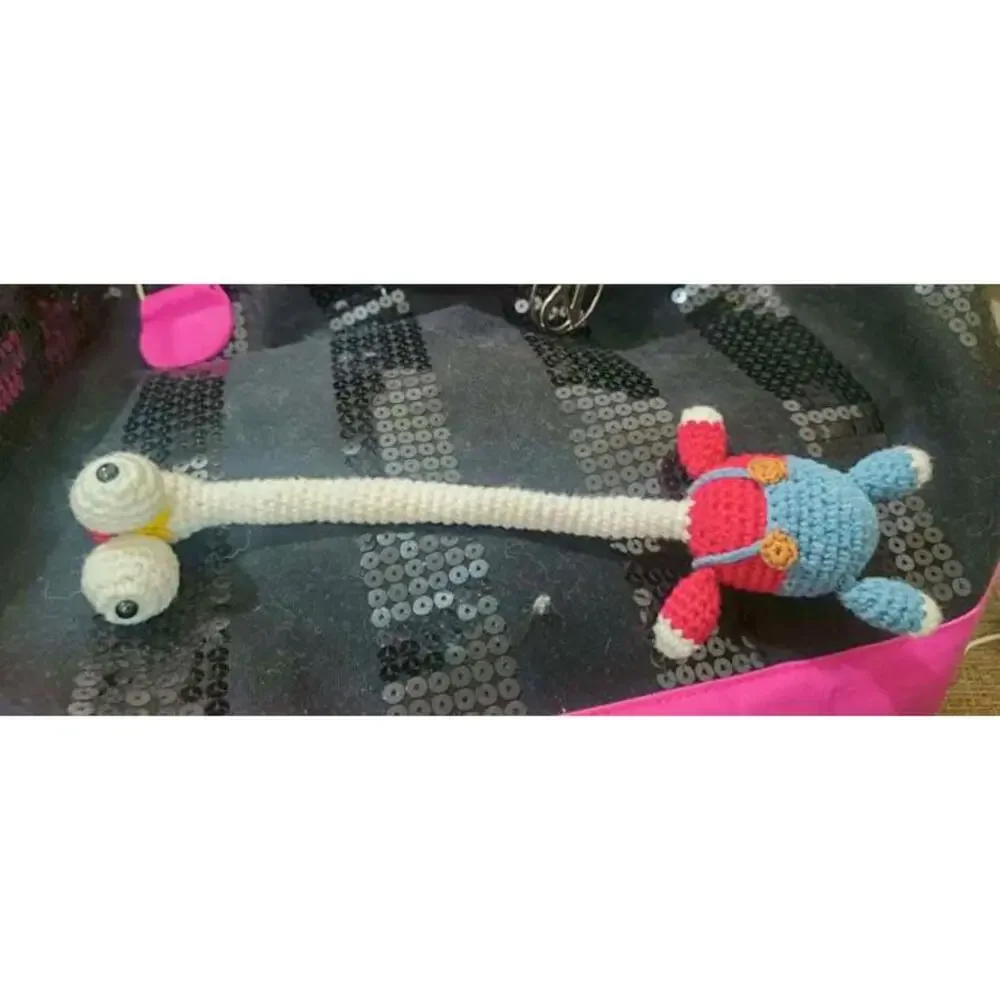 Handmade Amigurumi Crochet Character Doll Charm